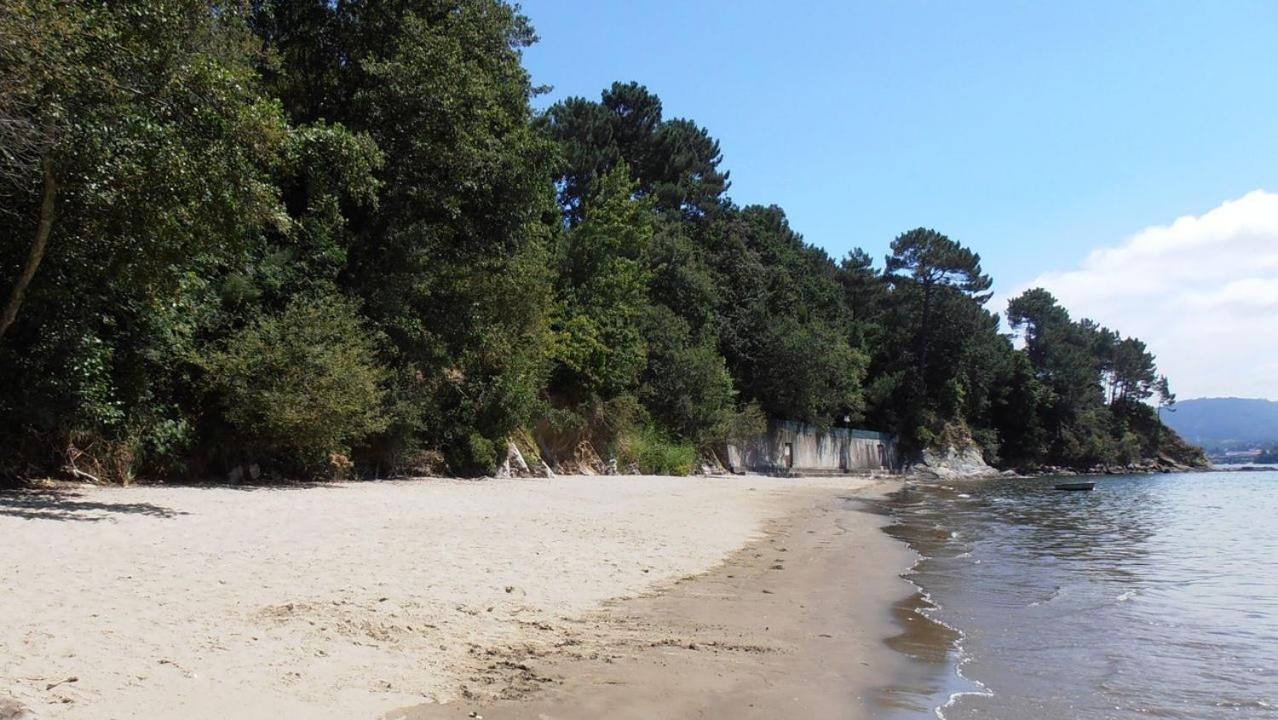Вилла Casa Con Jardin En La Playa De Almieiras Fene Экстерьер фото